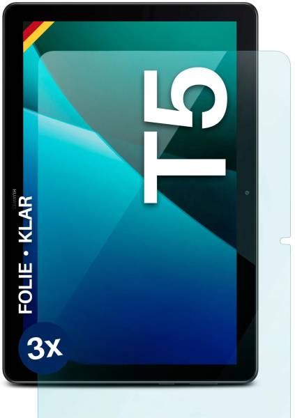 moex FlexProtect Klar für Huawei MediaPad T5 – Schutzfolie für zusätzlichen Displayschutz, Ultra klar