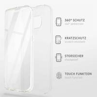 ONEFLOW Touch Case für Xiaomi Redmi Note 12 5G – 360 Grad Full Body Schutz, komplett beidseitige Hülle