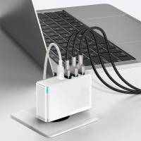 Baseus GaN2 Pro Schnellladegerät – 100W Leistung, USB-C und USB Netzteil, Netzteil mit 2x USB-C und 2x USB