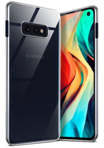 moex Aero Case für Samsung Galaxy S10e – Durchsichtige Hülle aus Silikon, Ultra Slim Handyhülle