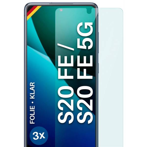 moex FlexProtect Klar für Samsung Galaxy S20 FE 5G – Schutzfolie für unsichtbaren Displayschutz, Ultra klar