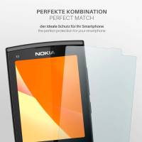 moex FlexProtect Matt für Nokia X3-02 – Anti Reflex Schutzfolie für besten Displayschutz, Matt