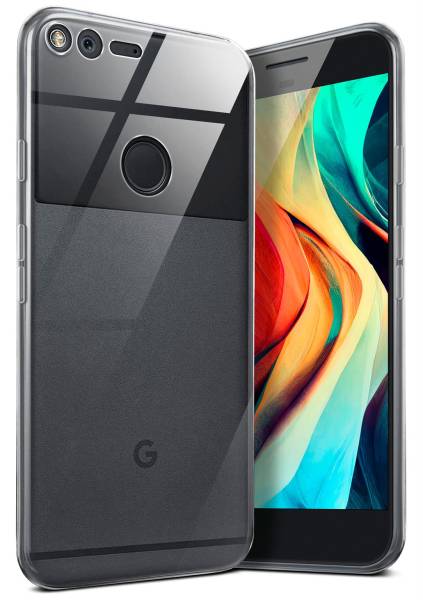 moex Aero Case für Google Pixel – Durchsichtige Hülle aus Silikon, Ultra Slim Handyhülle