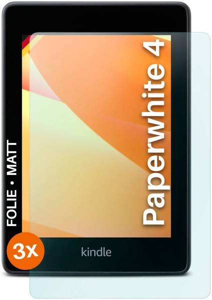 moex FlexProtect Matt für Amazon Kindle Paperwhite 4 – Anti Reflex Schutzfolie für besten Displayschutz, Matt