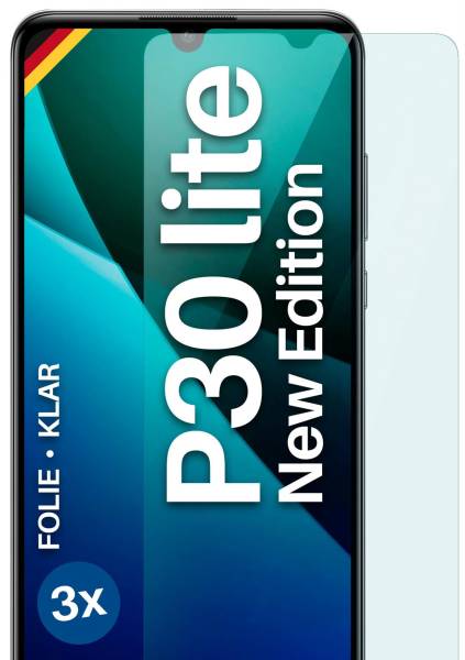 moex FlexProtect Klar für Huawei P30 Lite New Edition – Schutzfolie für unsichtbaren Displayschutz, Ultra klar