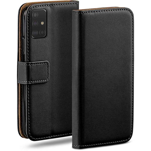 moex Book Case für Samsung Galaxy A51 Klapphülle mit Kartenfach