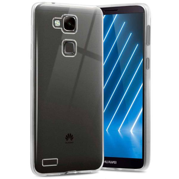 ONEFLOW Clear Case für Huawei Ascend Mate 7 – Transparente Hülle aus Soft Silikon, Extrem schlank