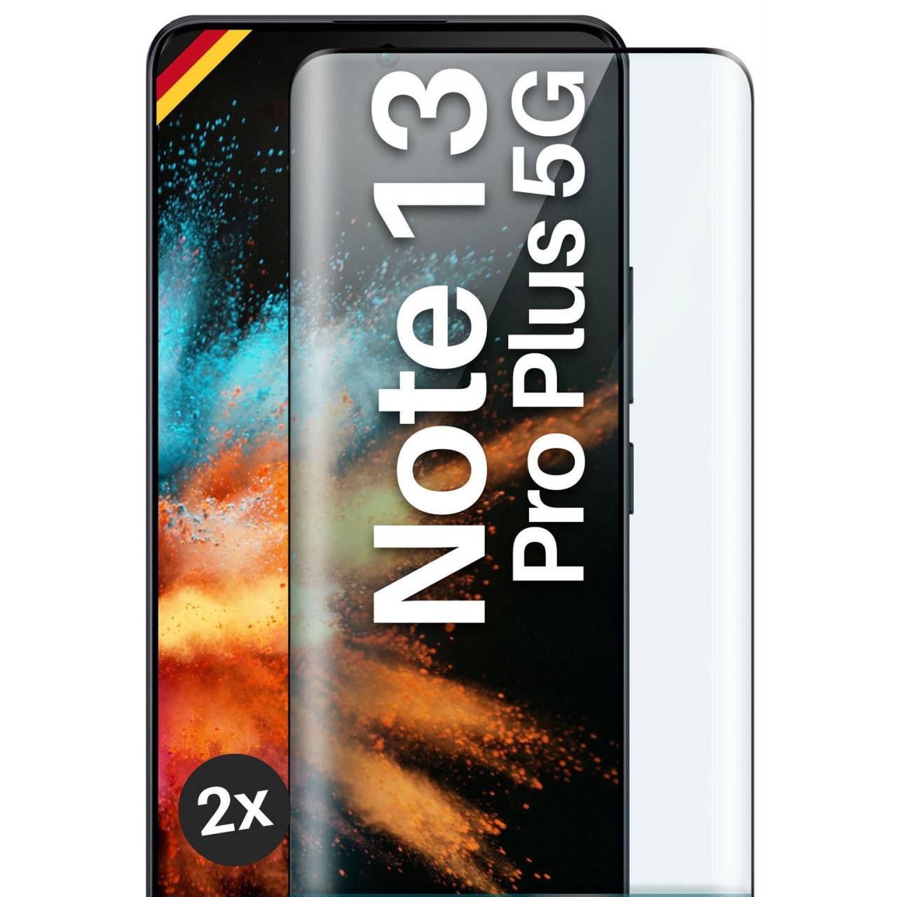 moex CurveProtect Redmi Note 13 Pro+ 5G Panzerglas 3D Full Screen