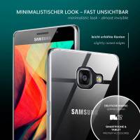 moex Aero Case für Samsung Galaxy A7 (2016) – Durchsichtige Hülle aus Silikon, Ultra Slim Handyhülle
