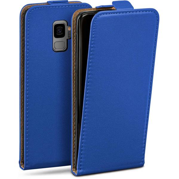 moex Flip Case Samsung Galaxy S9 Klapphülle Leder Optik