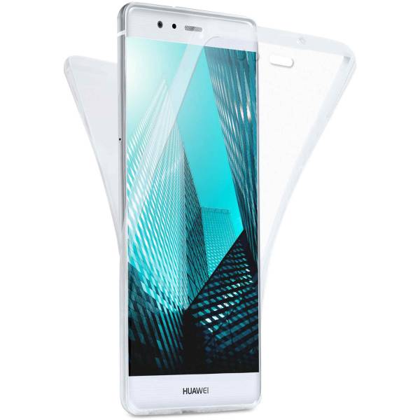 Für Huawei P9 | Beidseitige, klare Silikonhülle | DOUBLE CASE