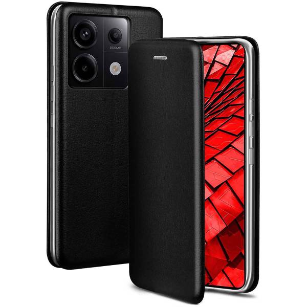 ONEFLOW Business Case für Xiaomi Redmi Note 13 Pro 5G – Klappbare Handytasche mit Kartenfach und Ständer