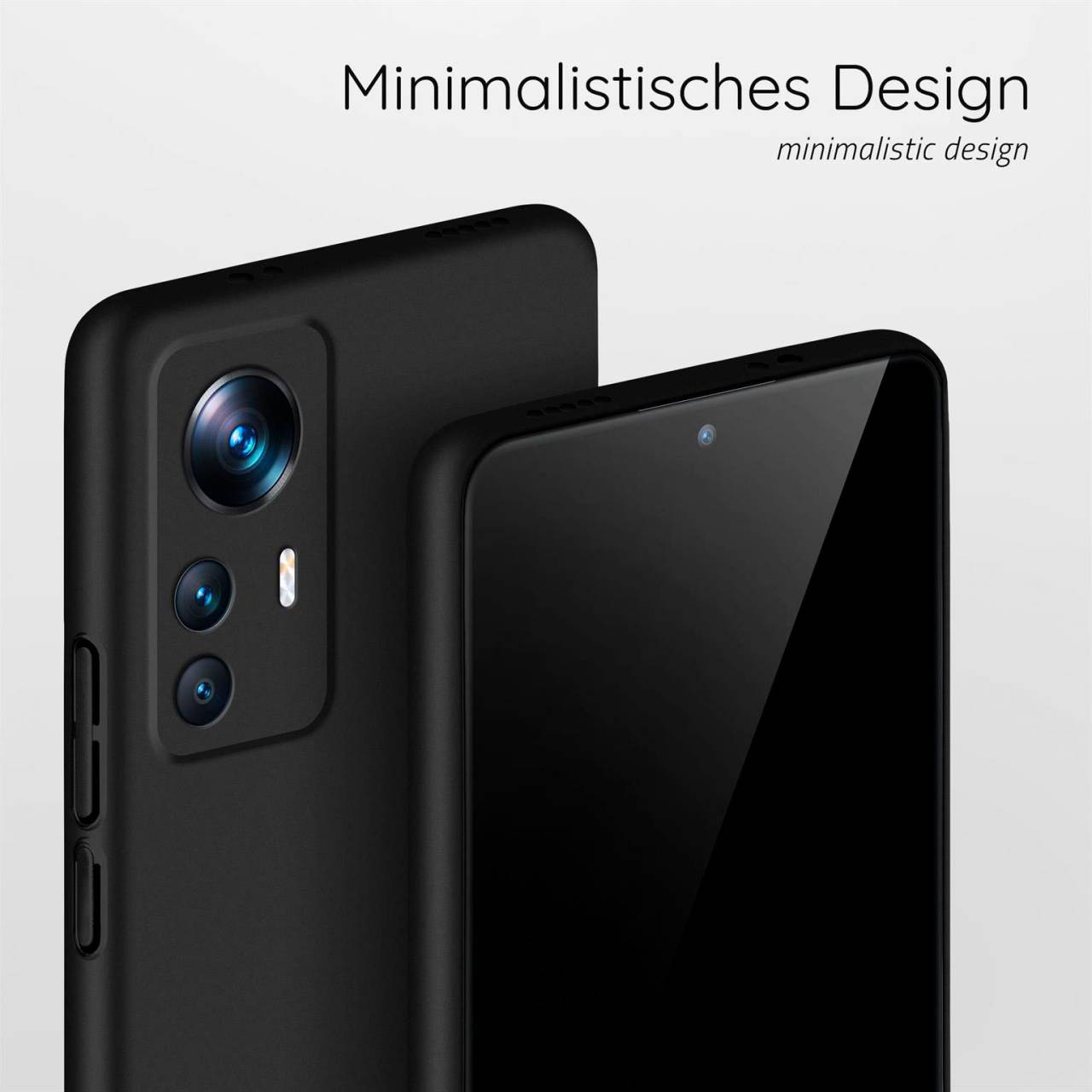 moex Alpha Case für Xiaomi 12T – Extrem dünne, minimalistische Hülle in seidenmatt