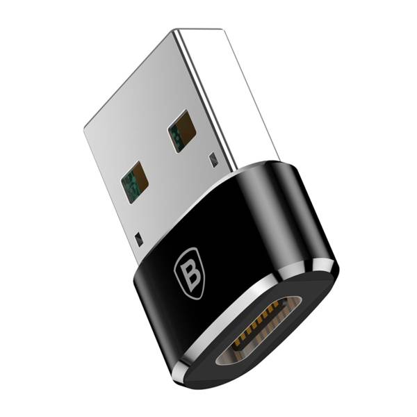 Baseus Adapter von USB Type-C auf USB – USB-C zu USB-A, Adapter für Smartphone