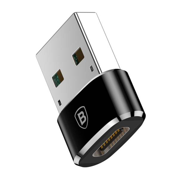 Baseus USB Adapter – für Smartphones und andere Geräte, kompakter Adapter mit OTG-Funktion, USB-C auf USB-A