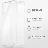ONEFLOW Touch Case für Samsung Galaxy S24 Ultra – 360 Grad Full Body Schutz, komplett beidseitige Hülle