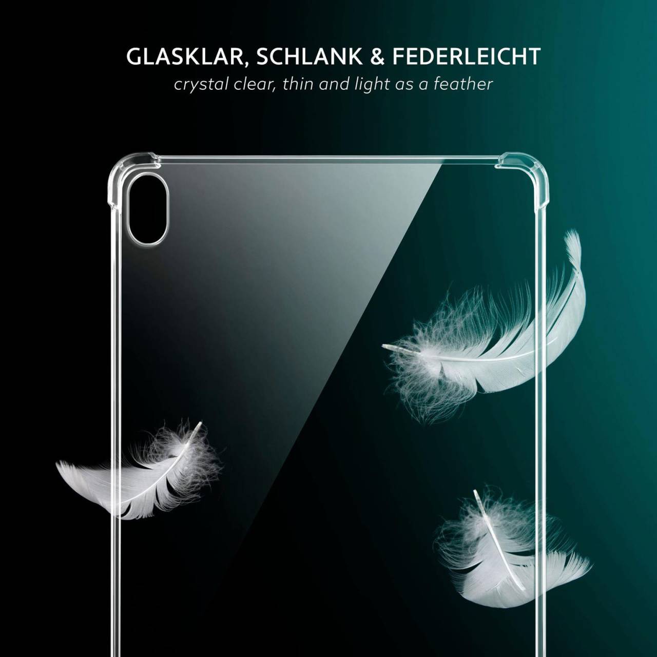 moex Aero Case iPad 11 (2025) durchsichtig aus Silikon