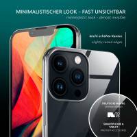 moex Aero Case für Apple iPhone 13 Pro Max – Durchsichtige Hülle aus Silikon, Ultra Slim Handyhülle