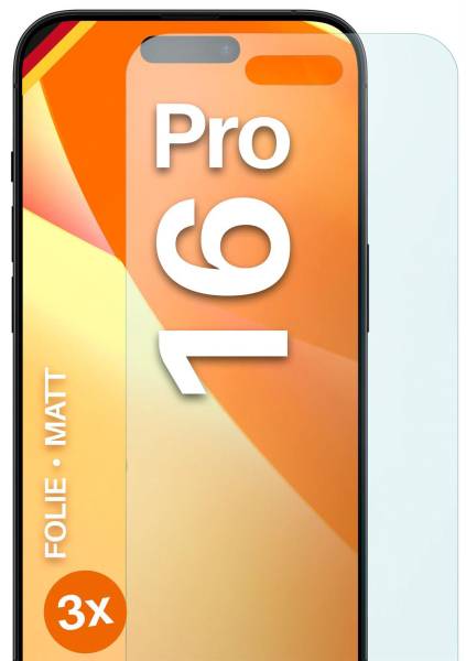 moex FlexProtect iPhone 16 Pro Schutzfolie Matt