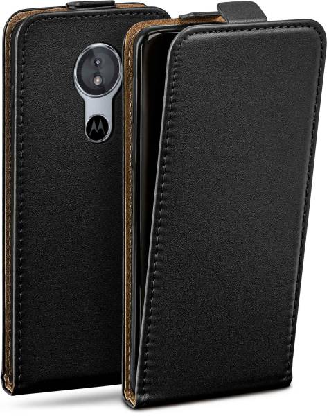 moex Flip Case für Motorola Moto E5 – PU Lederhülle mit 360 Grad Schutz, klappbar