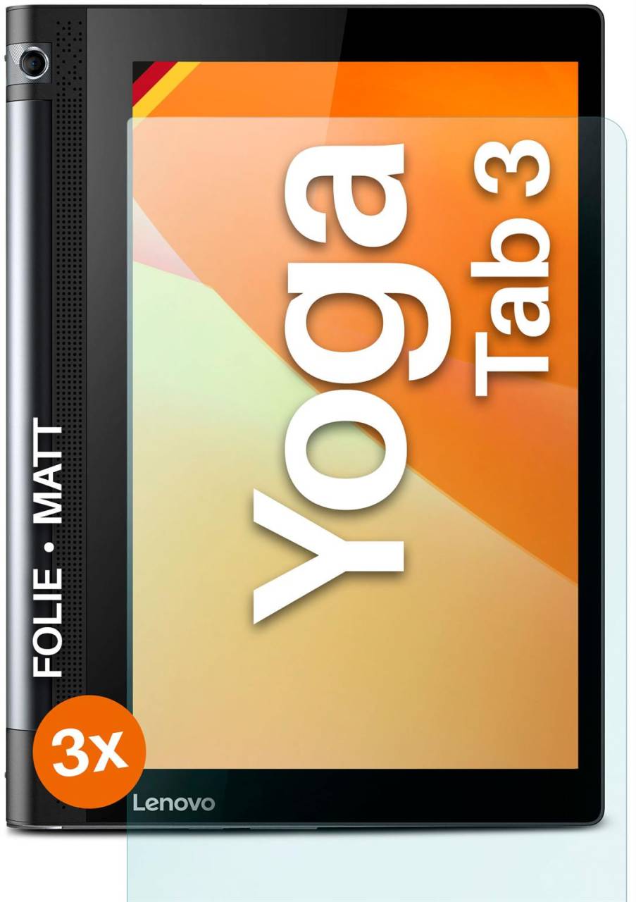 moex FlexProtect Matt für Lenovo Yoga Tab 3 10 – Anti Reflex Schutzfolie für besten Displayschutz, Matt