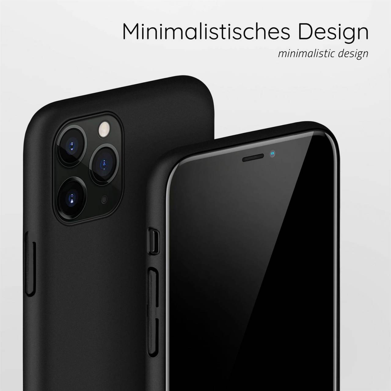 moex Alpha Case für Apple iPhone 11 Pro – Extrem dünne, minimalistische Hülle in seidenmatt