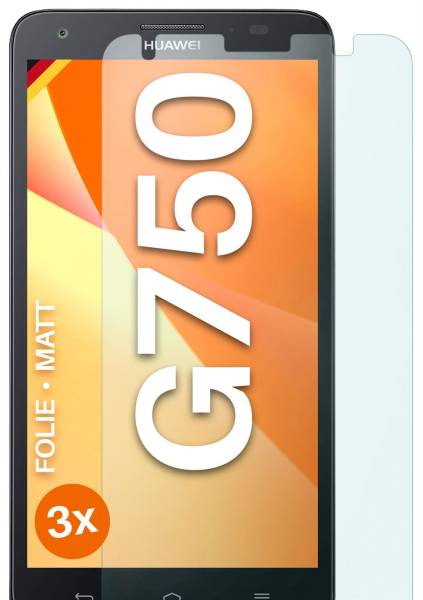 moex FlexProtect Matt für Huawei Ascend G750 – Anti Reflex Schutzfolie für besten Displayschutz, Matt