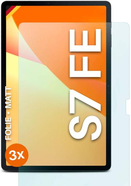 moex FlexProtect Matt für Samsung Galaxy Tab S7 FE – Anti Reflex Schutzfolie für besten Displayschutz, Matt