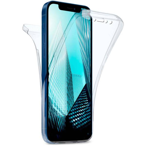 moex Double Case iPhone 12 Silikon 360 Grad Schutz