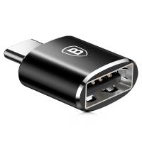 Baseus USB Adapter – für Smartphones und andere Geräte, kompakter Adapter mit OTG-Funktion, USB-A auf USB-C