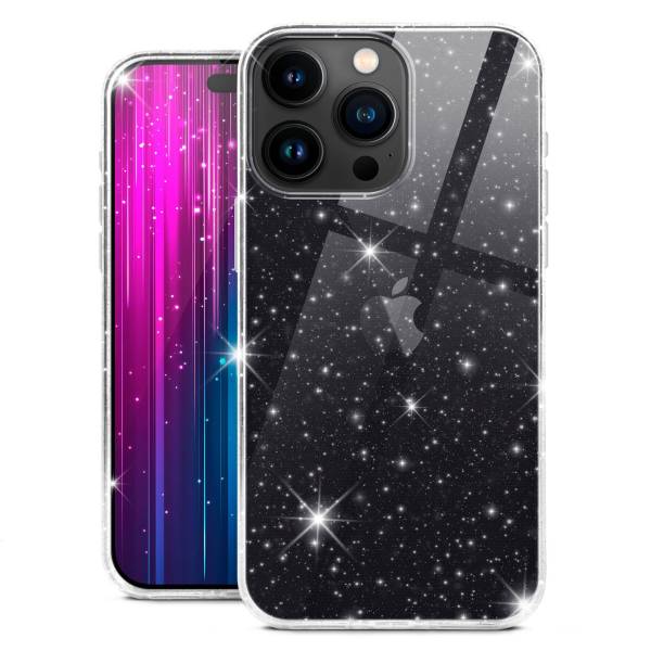 moex Sparky Case iPhone 15 Pro Max mit Glitzer Design