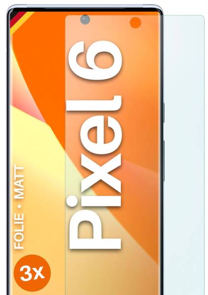 moex FlexProtect Matt für Google Pixel 6 – Anti Reflex Schutzfolie für besten Displayschutz, Matt