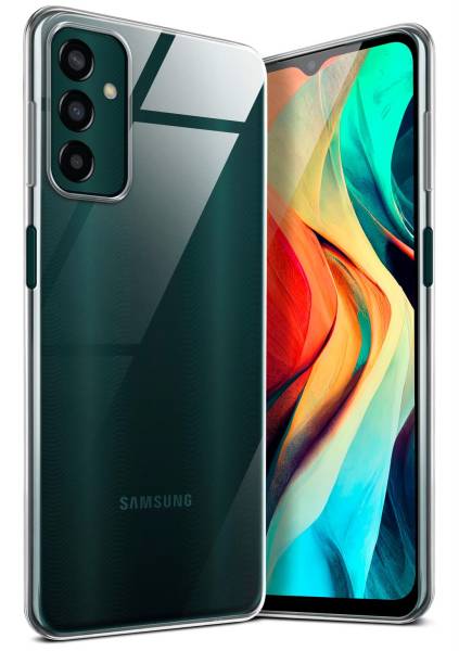 moex Aero Case für Samsung Galaxy M13 – Durchsichtige Hülle aus Silikon, Ultra Slim Handyhülle