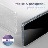 moex® Sparky Case für Xiaomi Redmi Note 9 Pro – Stylische Glitzer Hülle, ultra slim Handyhülle, durchsichtig
