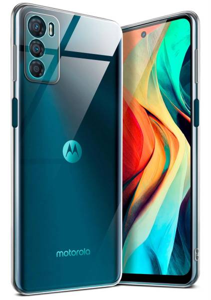 moex Aero Case für Motorola Moto G42 – Durchsichtige Hülle aus Silikon, Ultra Slim Handyhülle