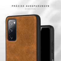 ONEFLOW Pali Case für Samsung Galaxy S20 FE – PU Leder Case mit Rückseite aus edlem Kunstleder
