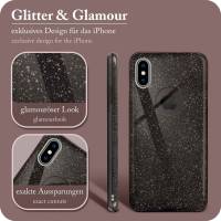ONEFLOW Glitter Case für Apple iPhone X – Glitzer Hülle aus TPU, designer Handyhülle