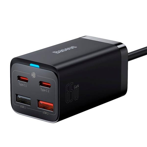 Baseus GaN3 Pro – USB-C Power Adapter, 65W Schnellladegerät