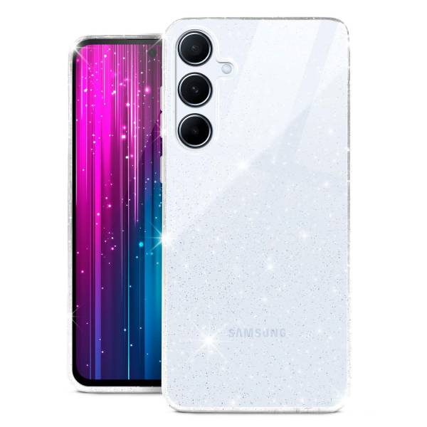 moex Sparky Case Samsung Galaxy A56 5G mit Glitzer Design