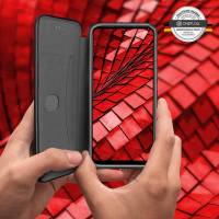 ONEFLOW Business Case für Motorola Moto G60s – Klappbare Handytasche mit Kartenfach und Ständer