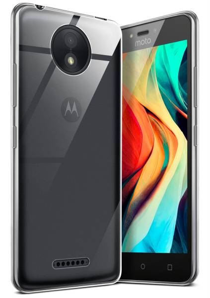 moex Aero Case für Motorola Moto C – Durchsichtige Hülle aus Silikon, Ultra Slim Handyhülle