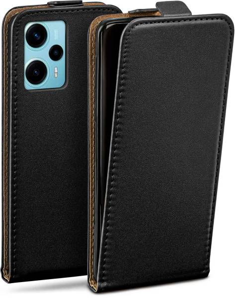 moex Flip Case für Xiaomi Poco F5 – PU Lederhülle mit 360 Grad Schutz, klappbar