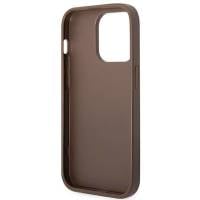 Guess 4G Metal Gold Logo Case iPhone 14 Pro Max – Hardcase, robust und kompatibel mit kabellosem Laden