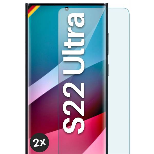 moex ShockProtect Samsung Galaxy S22 Ultra Panzerglas Klar