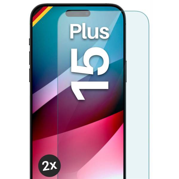 moex ShockProtect iPhone 15 Plus Panzerglas Klar