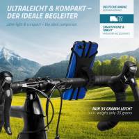moex Fahrrad-Handyhalterung Gummi – auch für E-Bike – Elastic Pro