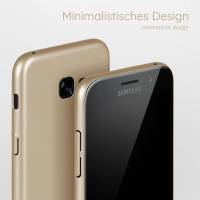 moex Alpha Case für Samsung Galaxy A3 (2017) – Extrem dünne, minimalistische Hülle in seidenmatt