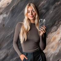 ONEFLOW Bliss Cover iPhone 16 Marmor Muster – weiteres Produktbild 2