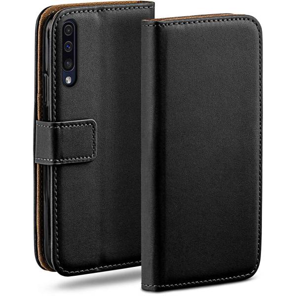 moex Book Case für Samsung Galaxy A50 Klapphülle mit Kartenfach