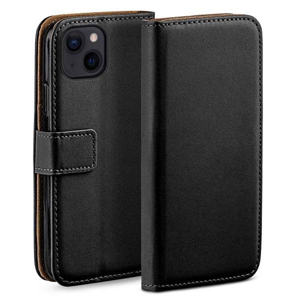 moex Book Case für iPhone 14 Plus Klapphülle mit Kartenfach